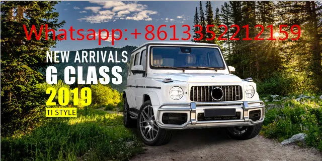 2018 2019 year W464 carbon fiber B style hood cover side step front guard spare cover air vent fit for G class G63 G65 G500 G55  body kit (8)