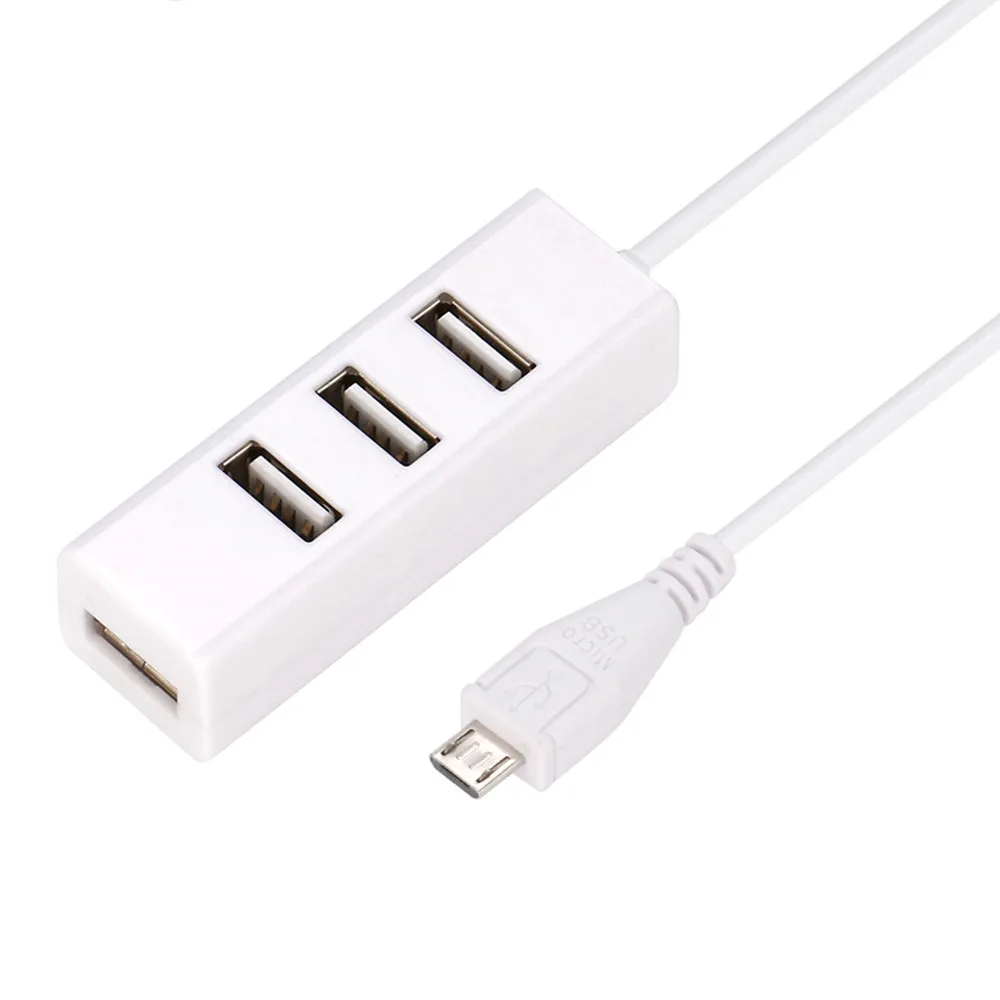 Micro USB на 4 порта OTG концентратор для Raspberry Zero совместим со многими устройствами