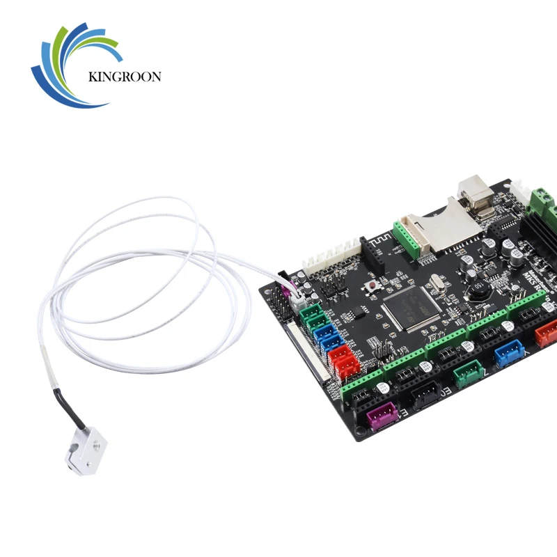 KINGROON 100 كيلو NTC 3950 واحدة العضوية الزجاج مختومة الثرمستور استشعار درجة الحرارة مع XH2.54-2P محطة 1 متر كابل ل 3D طابعة 1 KINGROON 100 كيلو NTC 3950 واحدة العضوية الزجاج مختومة الثرمستور استشعار درجة الحرارة مع XH2.54-2P محطة 1 متر كابل ل 3D طابعة 1