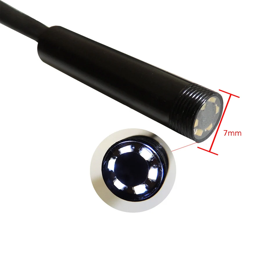USB эндоскоп с водонепроницаемой трубкой 7 мм 5 м|otg otg|otg waterproofuvc tube |