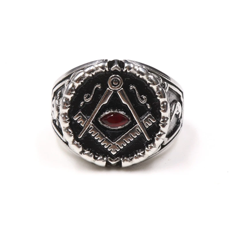 red eyes masonic rings master sun moon rings (4)