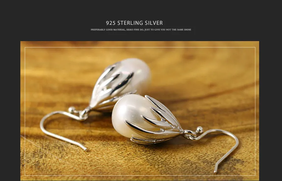 Дизайн, жемчужные серьги для женщин, 925 пробы, серебряные серьги, элегантные ювелирные изделия, роскошные длинные висячие серьги, SE44