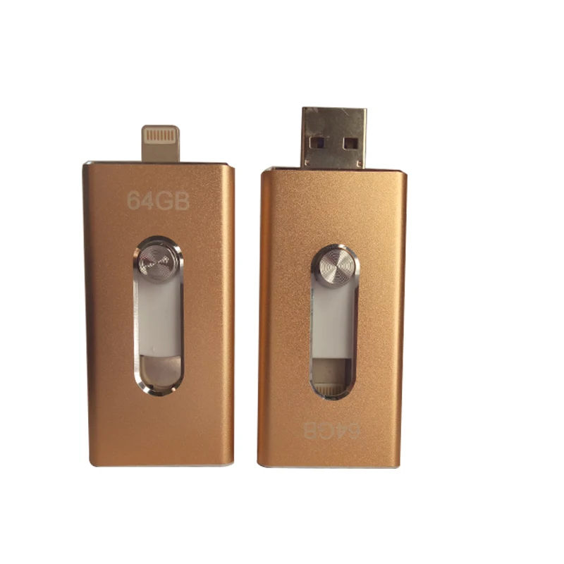 3 Все в 1 OTG системы Android usb флэш накопитель 16 ГБ памяти металлическая ручка привода