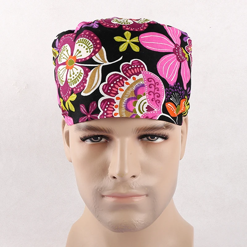 Hospital Mens Surgical Cap Medical Caps Scrub for Doctors Nurse and