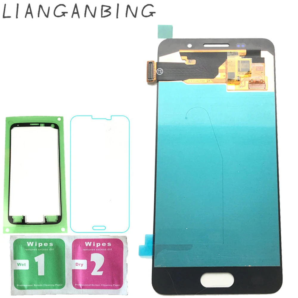 

New Super AMOLED LCD A3 2016 A310 A310F A310H A310M Display 100% Tested Working Touch Screen Assembly For Samsung Galaxy A31