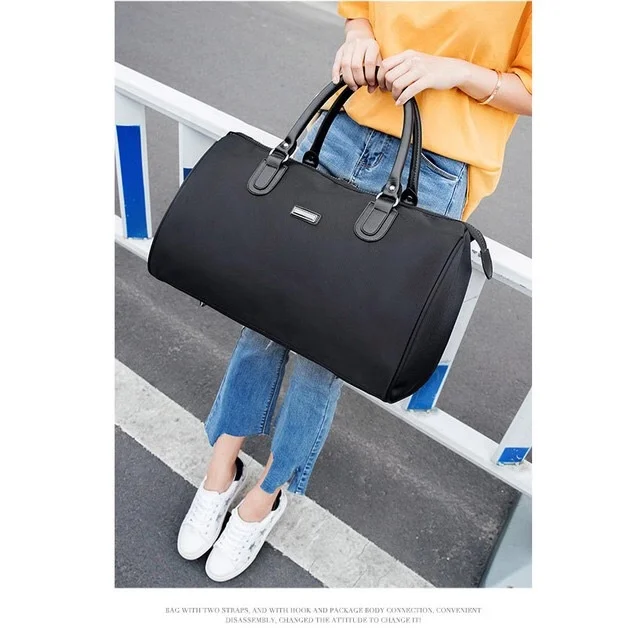 

Large-capacity traveling bags Men's short-distance traveling fitness bags Women's folding bags Oxford cloth