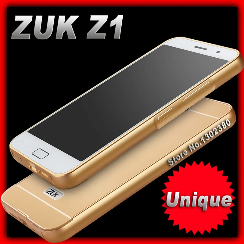 

zuk z1 Slim Aluminum Case For zuk z1 Phone Luxury Metal Frame Acrylic Back Cover For lenovo zuk z1 case cover
