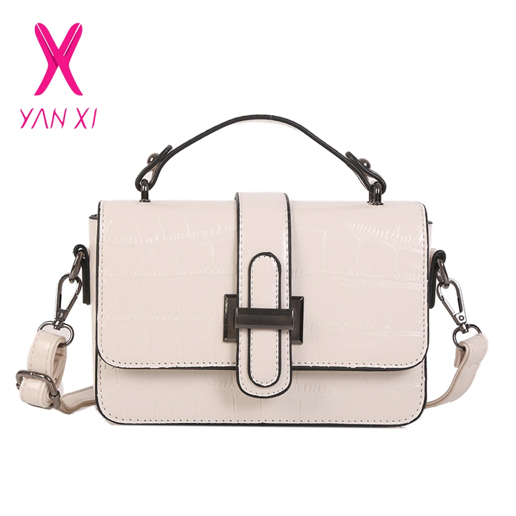 

YANXI 2019 Small Chain Side Bag PU Leather Women Bags Designer Fashion Woman Crossbody Shoulder Bag Ladies Luxury Handbags