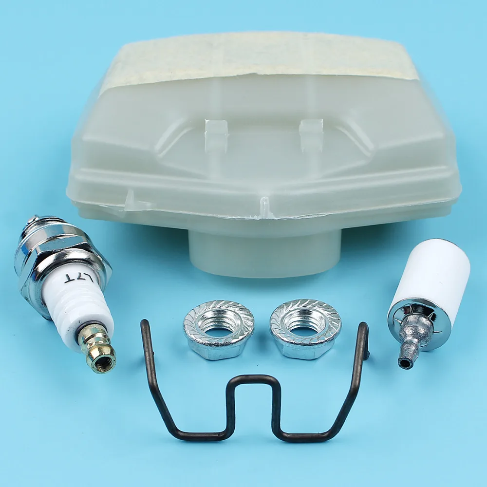 

Air Fuel Filter Bar Nuts Spring Spark Plug Kit For Husqvarna 362 365 371 372 Chainsaw #503814502 NEW Parts