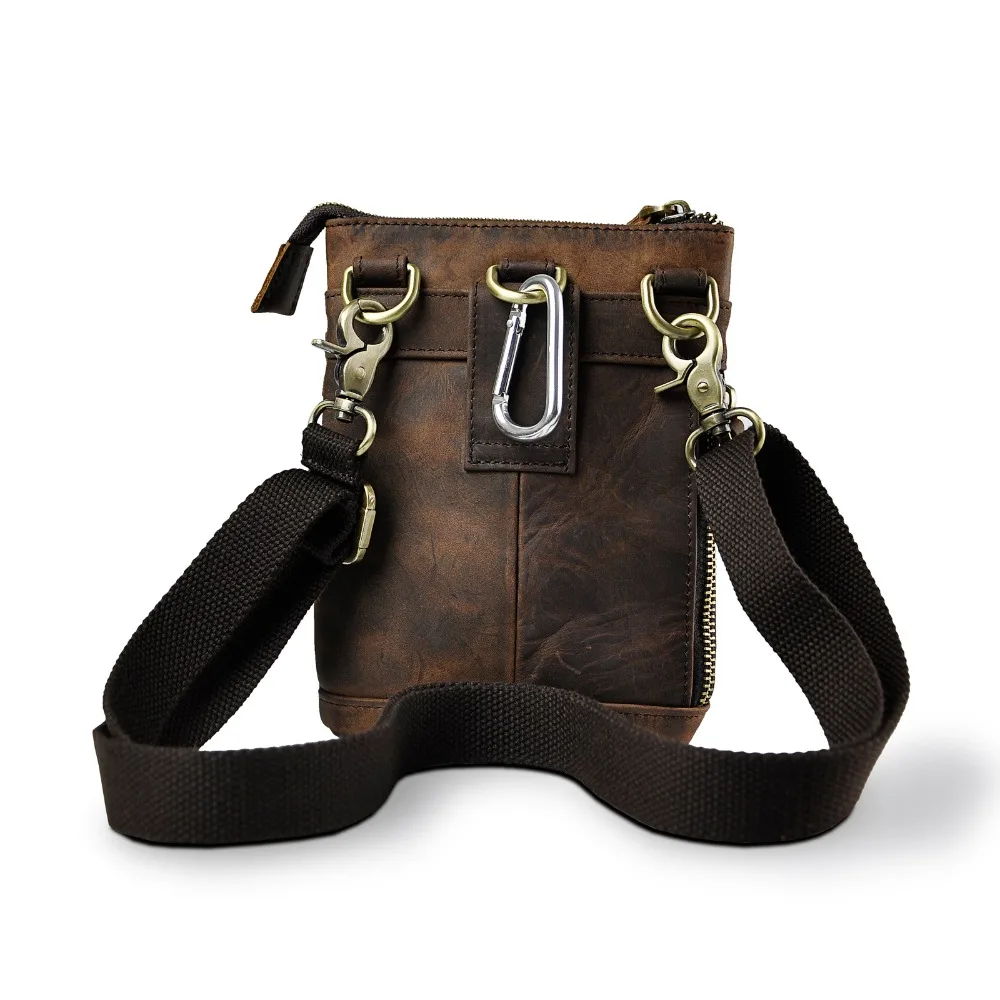 الأصلي الجلدية الذكور عارضة تصميم البسيطة الكتف رسول حقيبة crossbody الأزياء حزام الخصر الحقيبة حقيبة سفر صغيرة 611-18