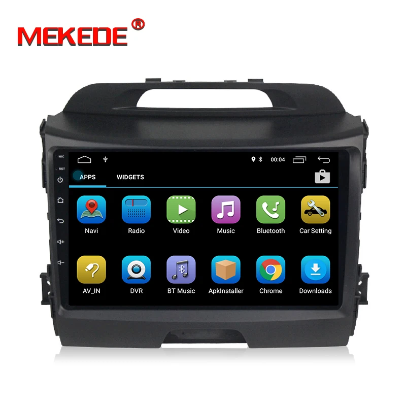 Best Wholesale! Android 8.1 Quad Core Car DVD Player GPS Navi for KIA Sportage 2010-2015 with Audio Radio Stereo Head Unit 2