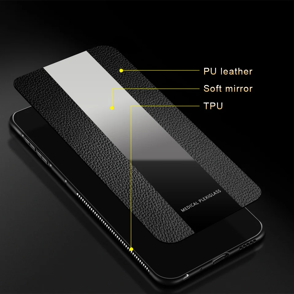 WHaY Silicone Case For Xiaomi Redmi 6A Coque Leather Phone Case For Xiomi Xiaomi Mi 8 A2 Lite Mix 2S Max 3 Redmi S2 6 Note 5 Pro (4)