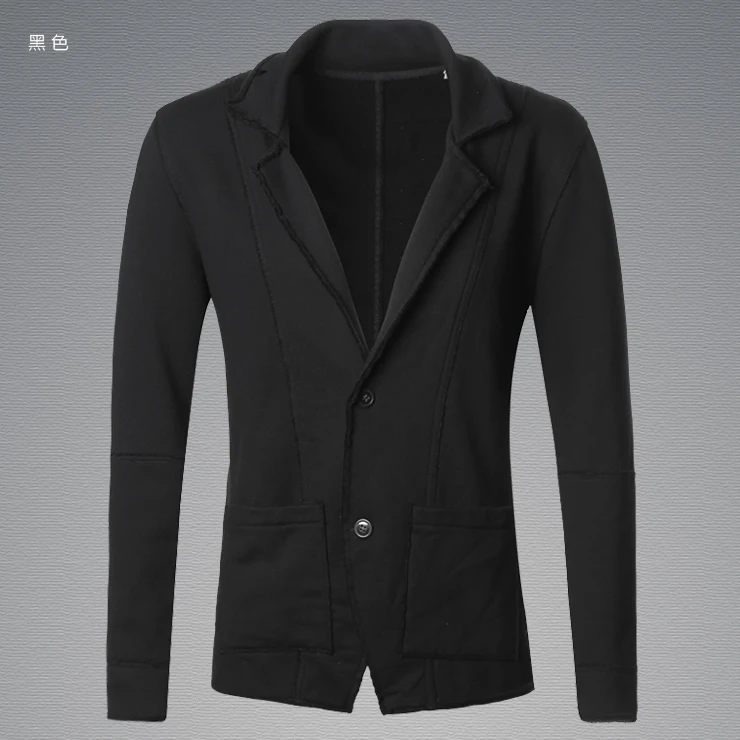 Высокое качество Новый Осень Зима для мужчин повседневный мужской блейзер хлопок пиджак slim fit классический блейзер пальто мода F2102
