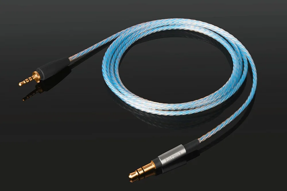 Replacement Upgrade Silver Plated Audio Cable For Sennheiser Urbanite XL On Over Ear headphones