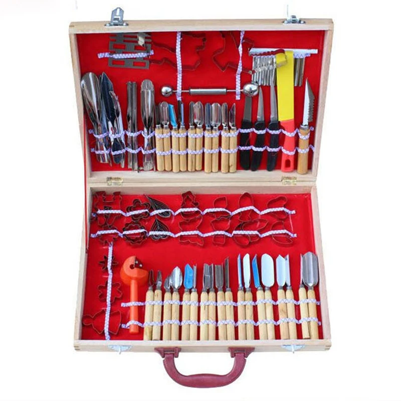 Wholesale 80PCS Vegetable Fruit Carving Chisel Chef Kit knives Tool Set