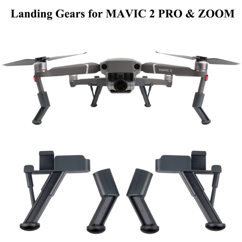 

DJI Mavic 2 Landing Gear Extended Heighten Landing Gear Leg Support Feet Protector Accessories for DJI Mavic 2 Pro/Zoom drone