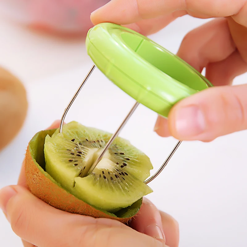 

New Kiwi Cutter Kitchen Fruit Cutting Peeler Dicing Core Twister Rotary Cutter Fast Slicer for Kiwi Gadgets Kitchen Accessories