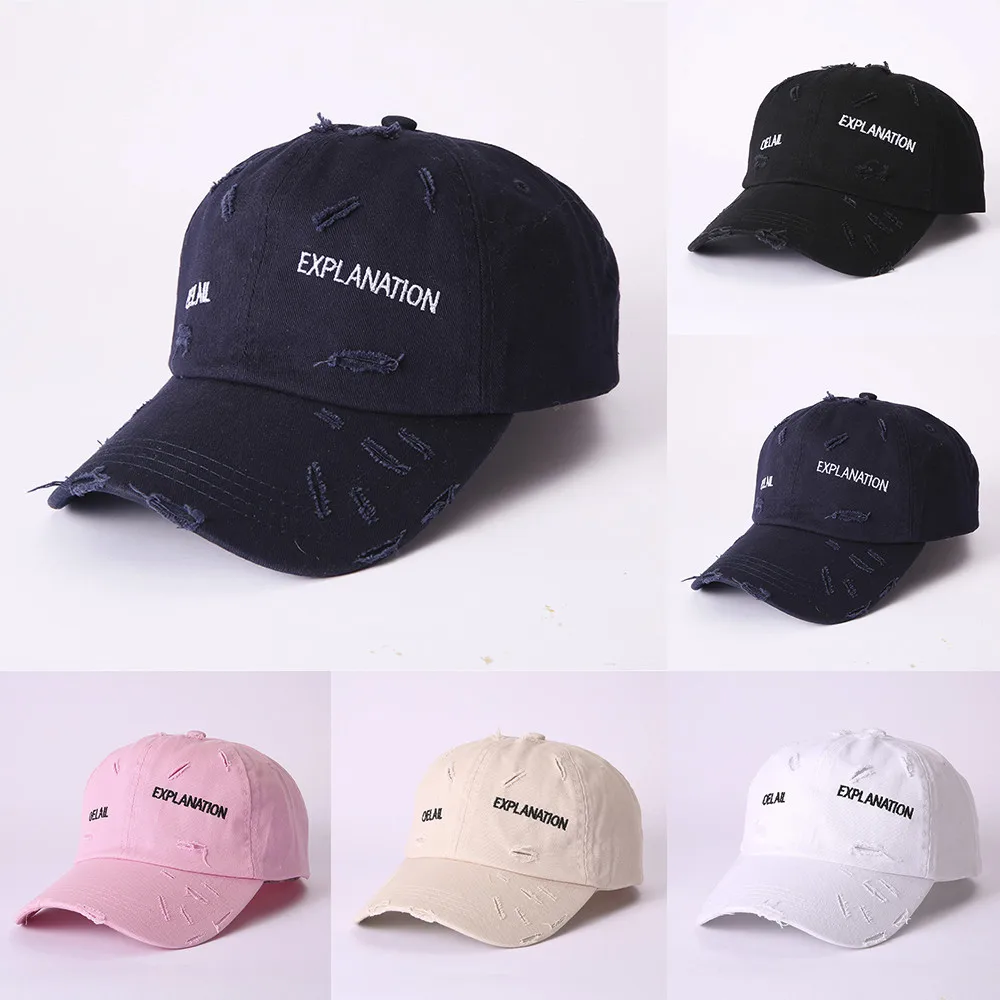 

Summer Hat Baseball Men Women Adjustable Baseball Sunscreen Cap Snapback Hip-Hop Hat Unisex Caps in Beige Black Navy Pink White
