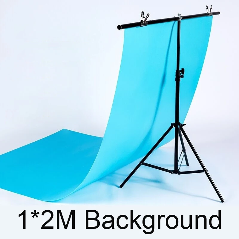 

Photo Studio Type-T 100*200cm Aluminum Background Frame with PVC Background Board Screen Backdrop for Image matting