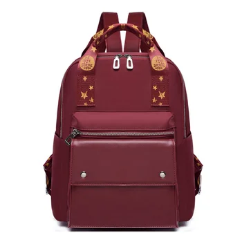 

2019 new fashion shoulder bag female canvas large capacity bag Water repellent Oxford cloth travel bag female bag