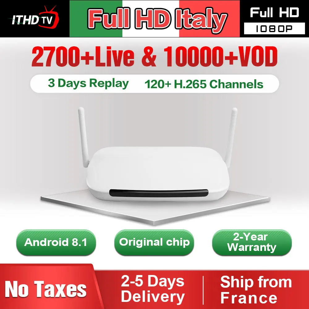 IPTV Italy Subscription Q9 Android 8.1 Smart Tv Box 1 Year Italia IPTV France Arabic Spain Portugal IP TV Africa Belgium IP TV