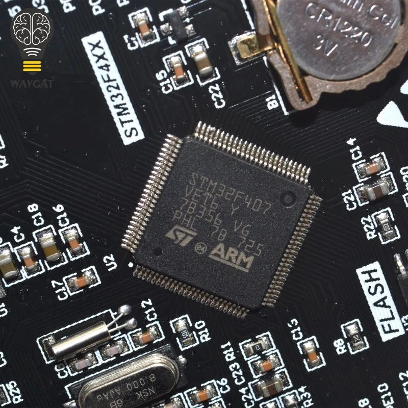 Детская плата STM32F407VET6 минимальная системная обучающая ARM core board|Интегральные