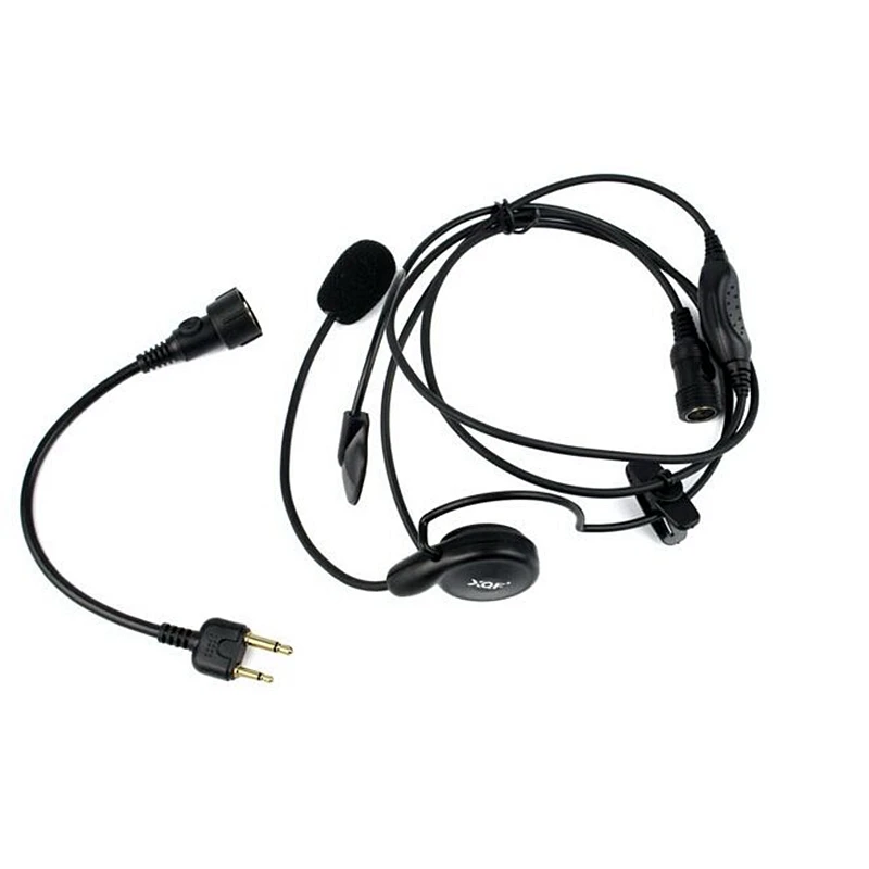 Advanced Unilateral Headphone Mic Neckband Earpiece Cycling Field Tactical Headset For ICOM F3G F4G F11 F11S Two Way Radio