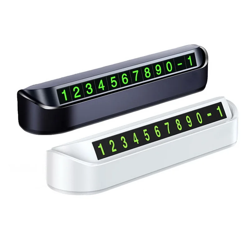

Car Temporary Parking Card Phone Number Card Plate Telephone Number Car Park Stop Automobile Accessories Car-styling