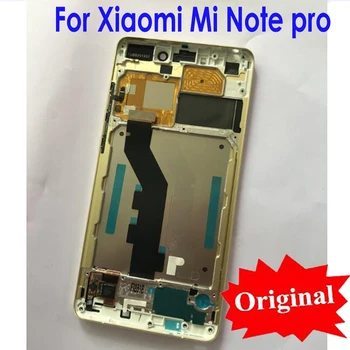 

Original Best Working Mi Note LCD Display Touch Screen Digitizer Sensor Assembly + Frame For Xiaomi MI Note Pro 5.7" Phone Panel
