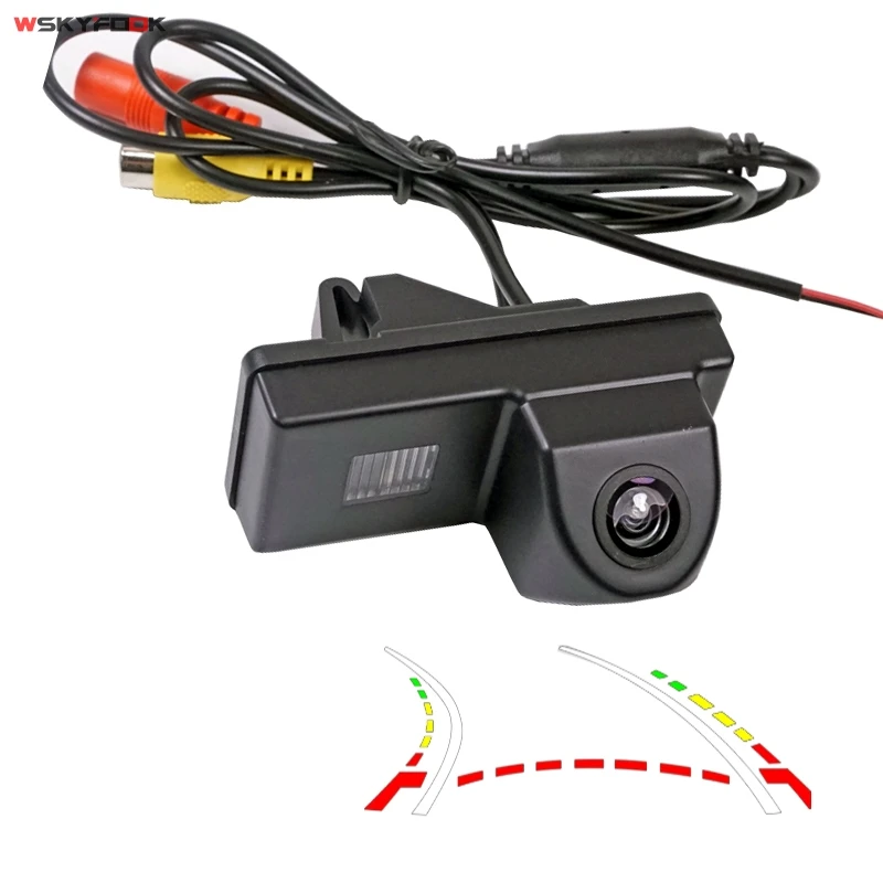 

Watetproof Dynamic Trajectory Tracks Car Rear View Reverse Camera For Toyota Prado Land Cruiser LC100 120 4500 4700
