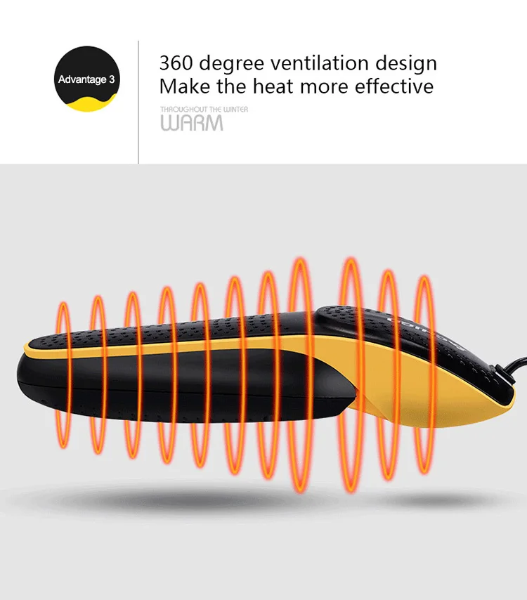 ITAS1107 сушилка для обуви дезодорирующая стерилизация телескопическая сушилка для обуви машина для выпечки домашняя зимняя обувь осушение