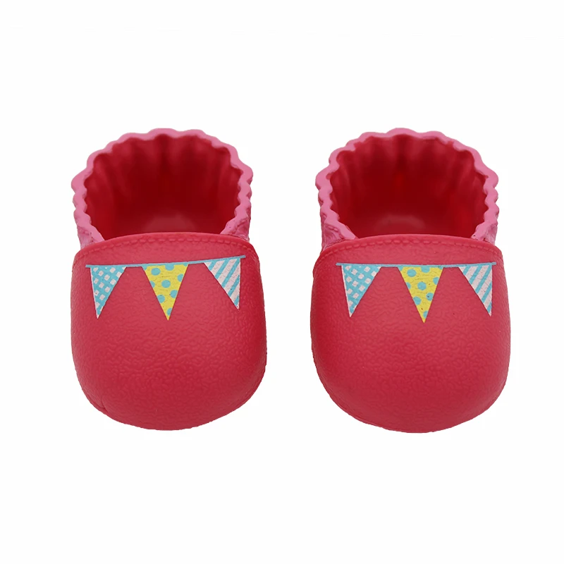 

Red leisure shoes fit for 43cm/17inch baby Doll, Children best Birthday Gift