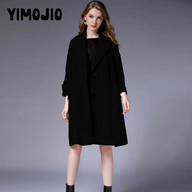 Trench coat Long Trench Spring coat women Casual Slim Trench coat for women Elegant Outside X-long Skirt coat Streetwear Fashion