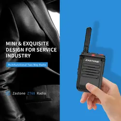 Новый Zastone 5 W мини радио Портативный рация UHF 400-470 MHz 1500 mah Батарея CB радио два способ коммуникатор радио Zastone ZT68