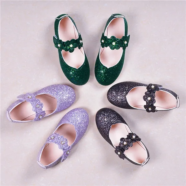 TELOTUNY/обувь принцессы для девочек; детская кожаная обувь с цветочным узором для девочек; обувь для танцевальной вечеринки; тонкие туфли принцессы для девочек; Zapatos de ninas