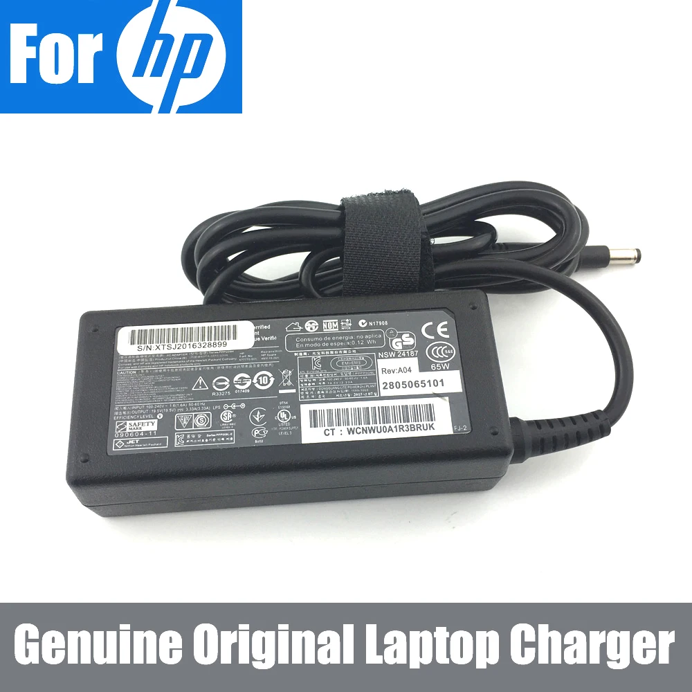 

NEW Genuine 19.5V 3.33A 65W AC Power Adapter Charger Power Supply for HP Pavilion TouchSmart 14-B109 14-B109WM 15-B142DX 14-B120