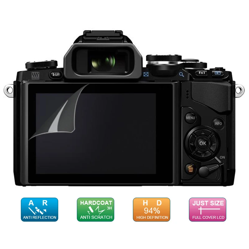 (6Pcs, 3Pack) Lcd Pellicola Protezione Di Schermo Per Olympus E-M1 / E-M1 Ii / E-M10 / E-M10 Iv / E-M5 Ii/E-Pl9 E-Pl8 E-Pl7 E-P5