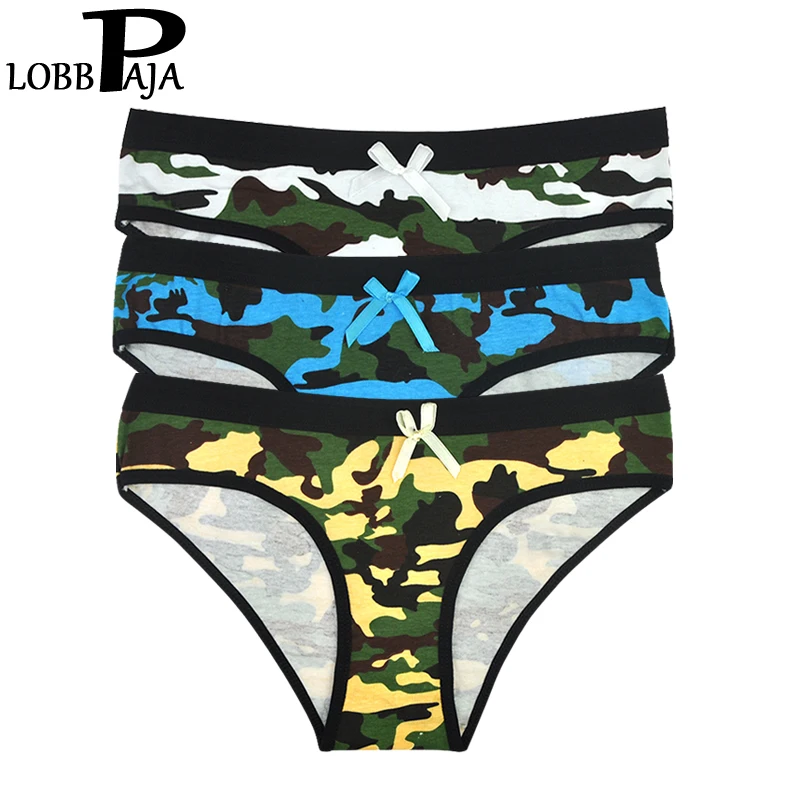 ropa interior camuflaje mujer