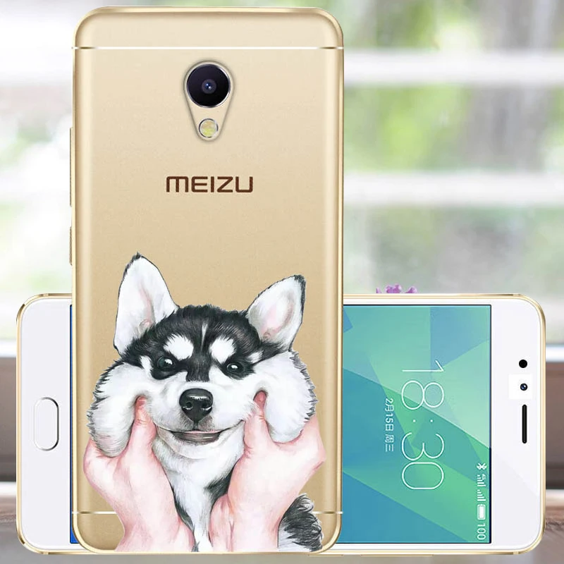 Meizu M5S задняя крышка протектор FANATU 5,2 дюймов Мягкий ТПУ для Капа Meizu M5S силиконовый чехол для Meizu M5S Mini чехол для телефона s бампер - Цвет: HSQ