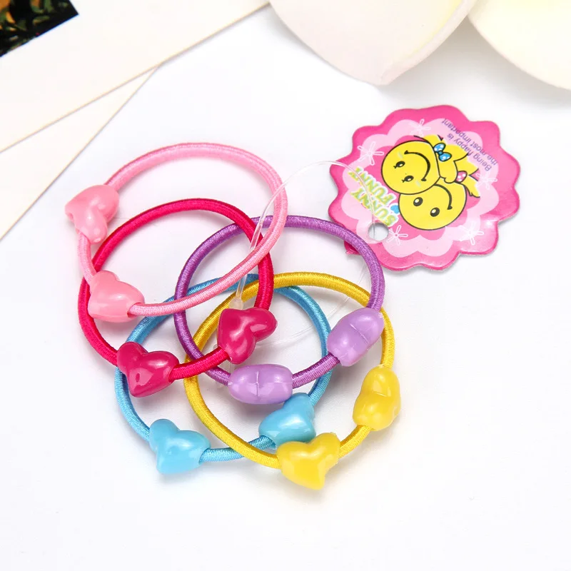 50 шт./1 упаковка резинки для волос карамельных цветов|tie gum|hair accessorieskids ponytail holders |