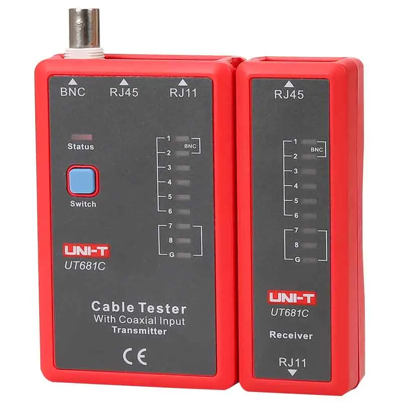 Тестер кабелей UT681C UT681HDMI светодиодный сетевой тестер LAN Ethernet телефон BNC HDMI