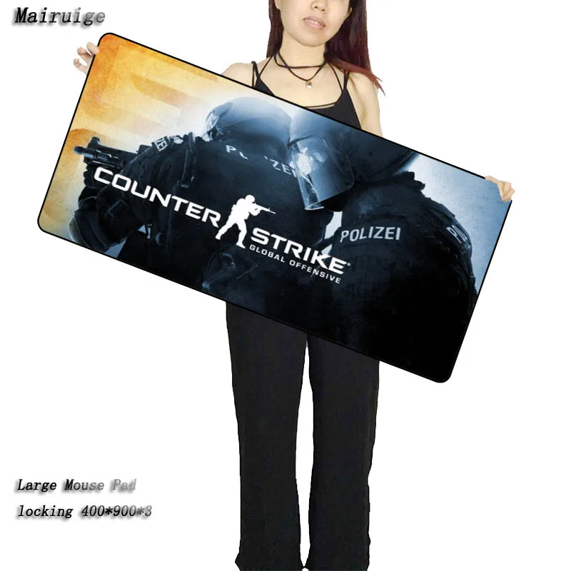 Игровой коврик для мыши Mairuige Counter Strike большой 900x400X3MM популярный ноутбука|Коврики
