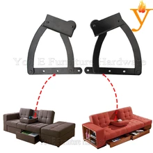 Черная мебель диван спинка подъемный механизм выдвижной чайный стол шарнир D09-1
