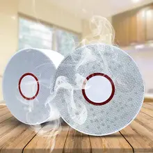 Прочный практичный геометрический комнатный детектор сигнализации тумана 95% RH 20-30 аварийный инструмент 3 V 80dB 10 Home-10-50 C 360