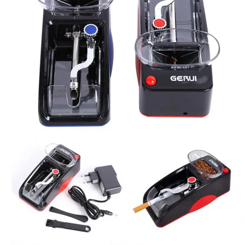  Pro Electrical Tobacco Cigarette Rolling Roller Automatic Injector Maker Machine Tobacco Grinder Au