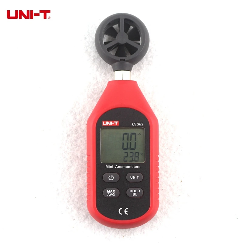 UNI T UT363 цифровой измеритель скорости ветра мини Анемометр 0 30 м/с монитор расхода