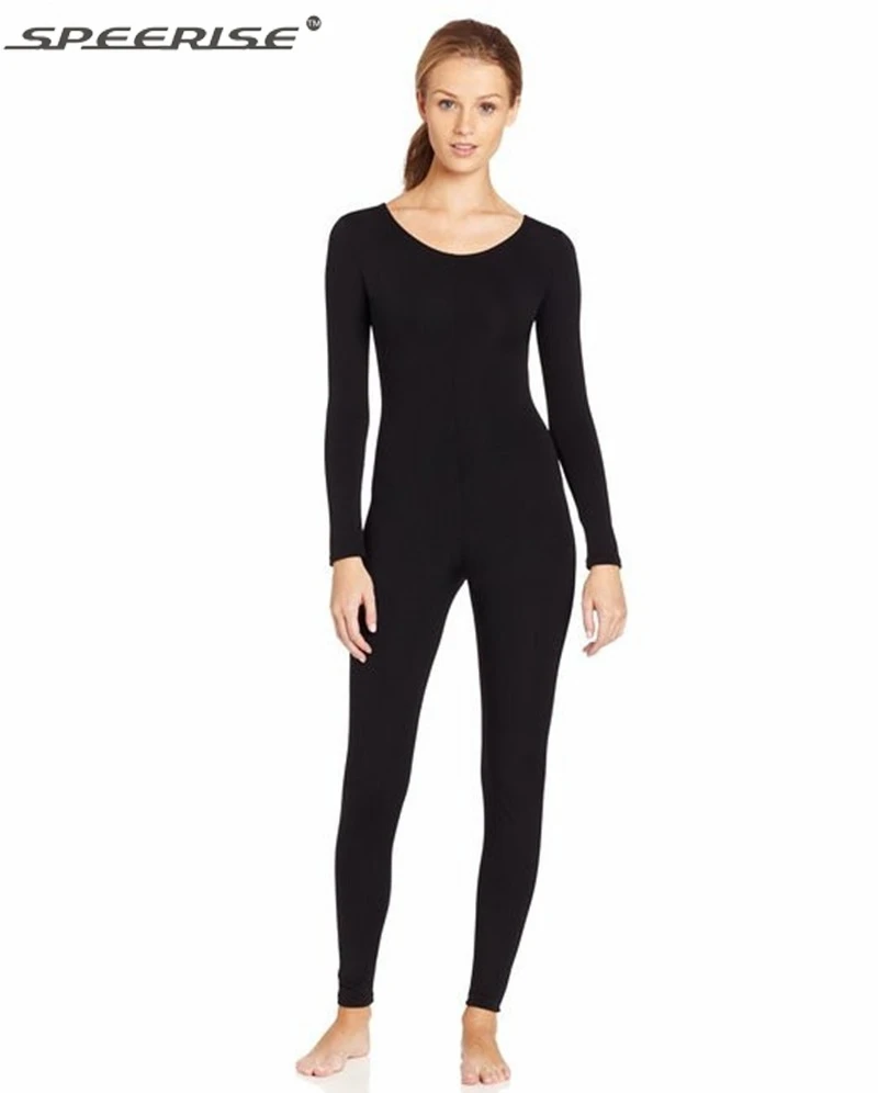 black long sleeve jumpsuit shorts