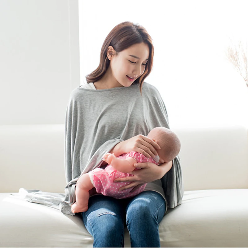 

Modal Postpartum Breast Feeding Cover Summer Cape Feeding Baby Cover Aprons Feeding Out Of Shawl Nursing Scarf Maternity Clothes