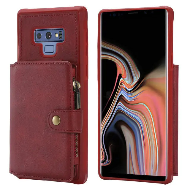 Кошелек на молнии для Coque samsung Note9 чехол откидная крышка samsung Galaxy Note 9 чехол 8 Note8 оболочка для samsung Note 10 Plus 5G чехол