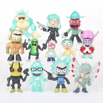 

12pcs/set 6-8cm The Rick and Morty Action Model Figures Toy